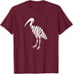 Trinidad and Tobago Scarlet Ibis Bird Word Art - Cute Animal T-Shirt - T-Shirt | Maroon