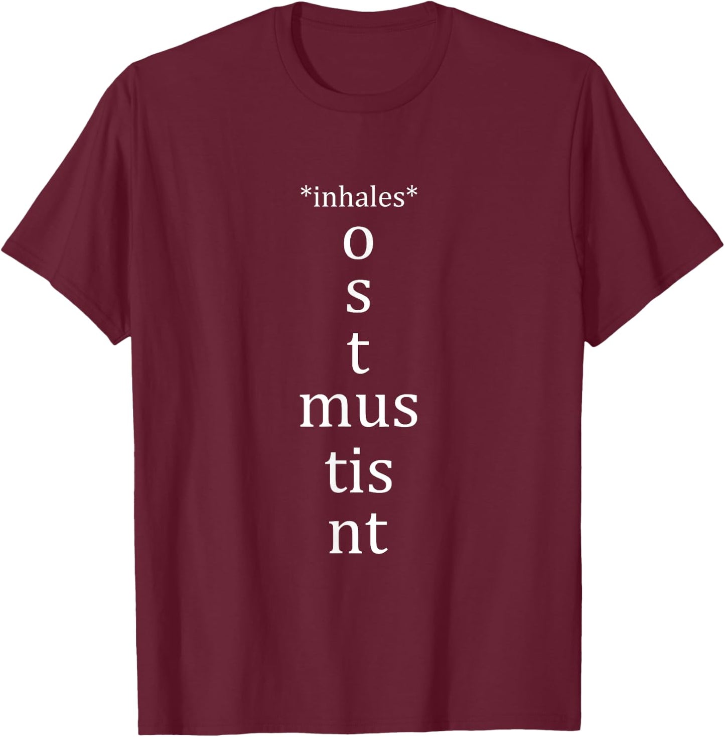 Present Active Conjugation - Latin Teacher Latin Language T-Shirt - T-Shirt | Maroon