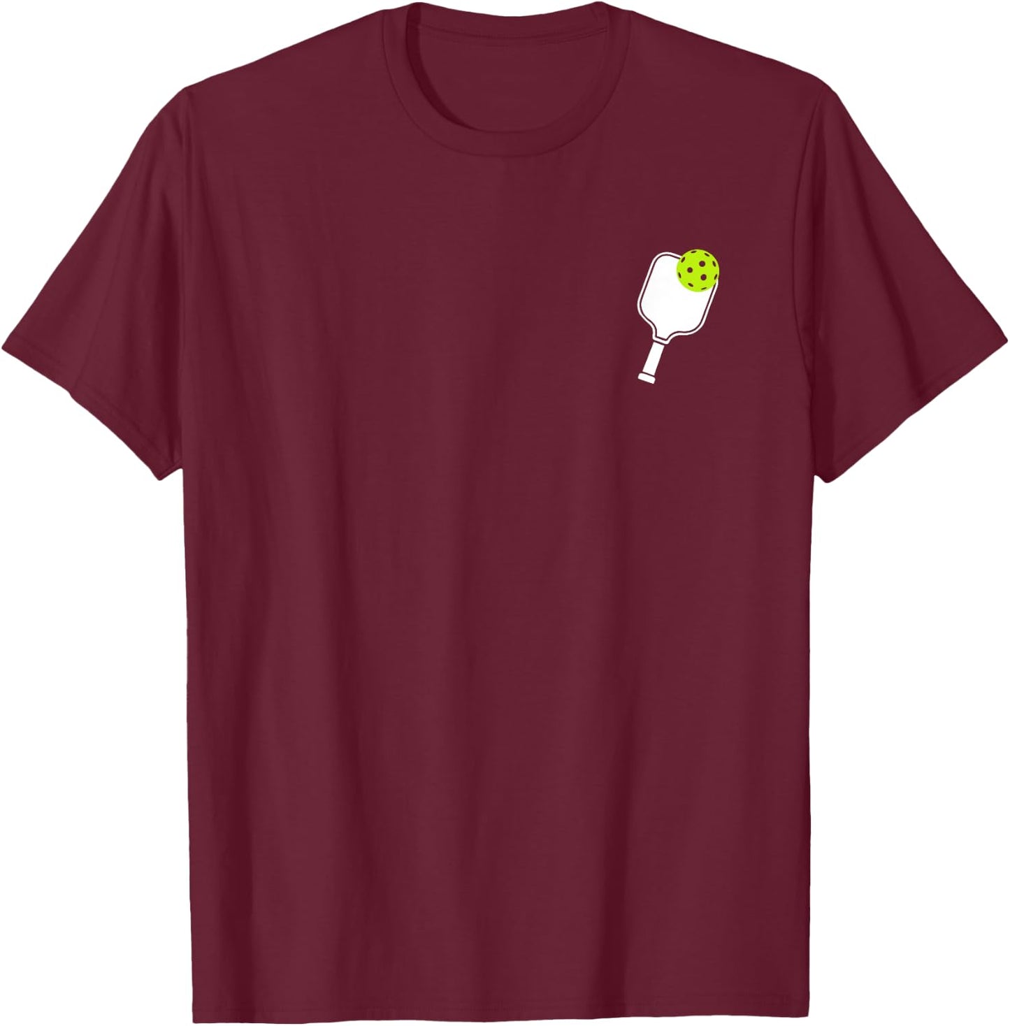 Pickleball IN POCKET T-Shirt - T-Shirt | Maroon