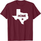 Texas Home T-Shirt - T-Shirt | Maroon
