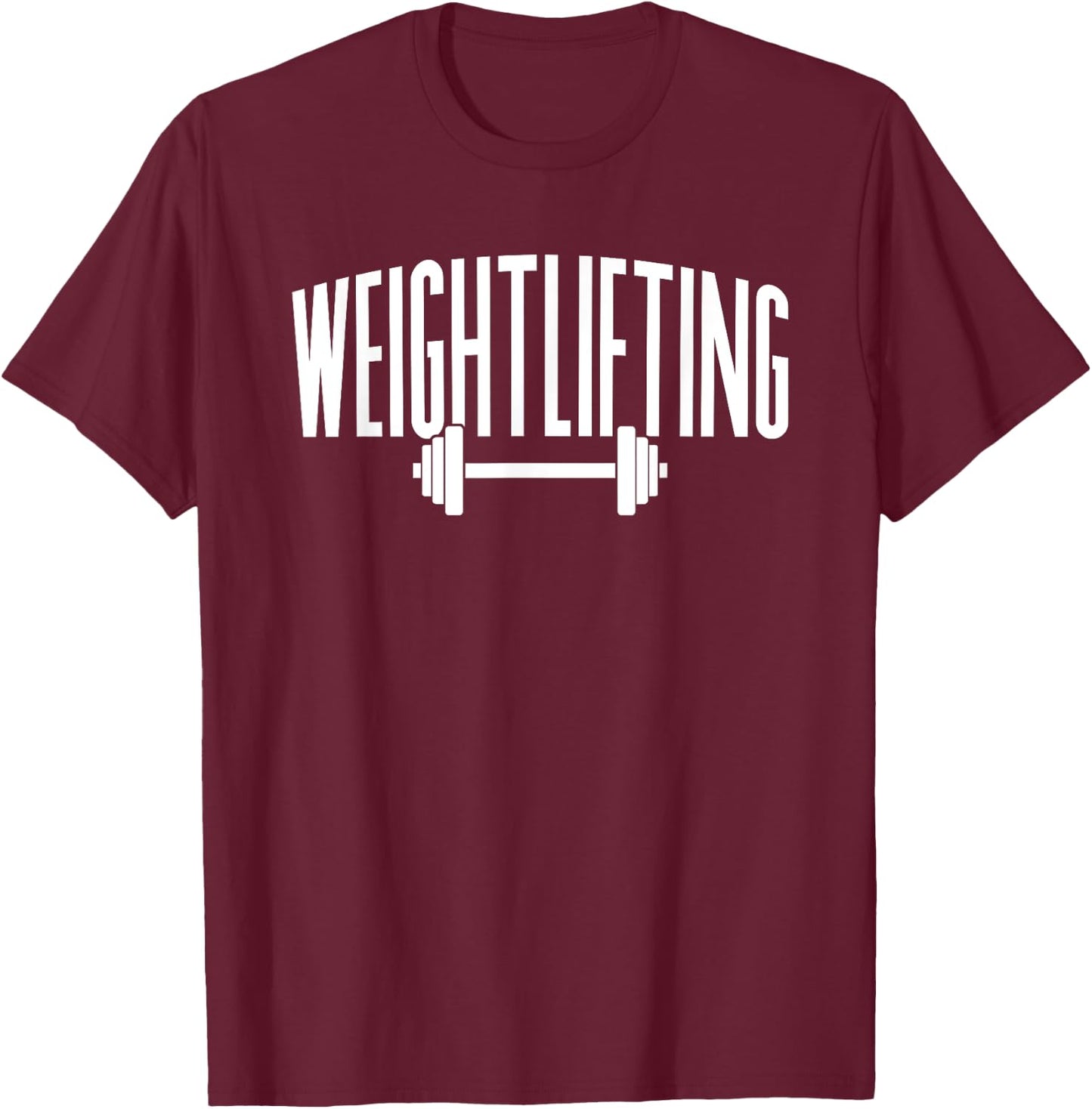 Weightlifting Gym Lift Workout T-Shirt - T-Shirt | Maroon