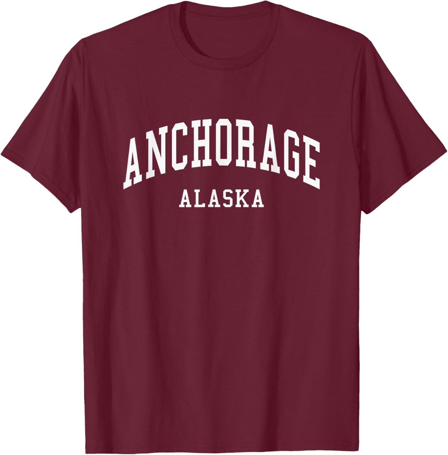 Anchorage - Alaska - Throwback Design - Classic T-Shirt - T-Shirt | Maroon