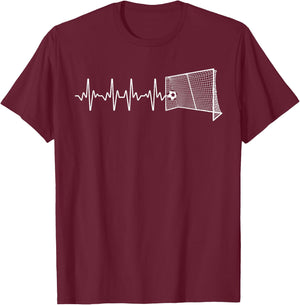 Cool Soccer Art Women Soccer Lover Goalie Football T-Shirt - T-Shirt | Maroon