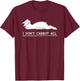 I Don't Carrot All, I Don't Care At All, Bunny Funny T-Shirt - T-Shirt | Maroon