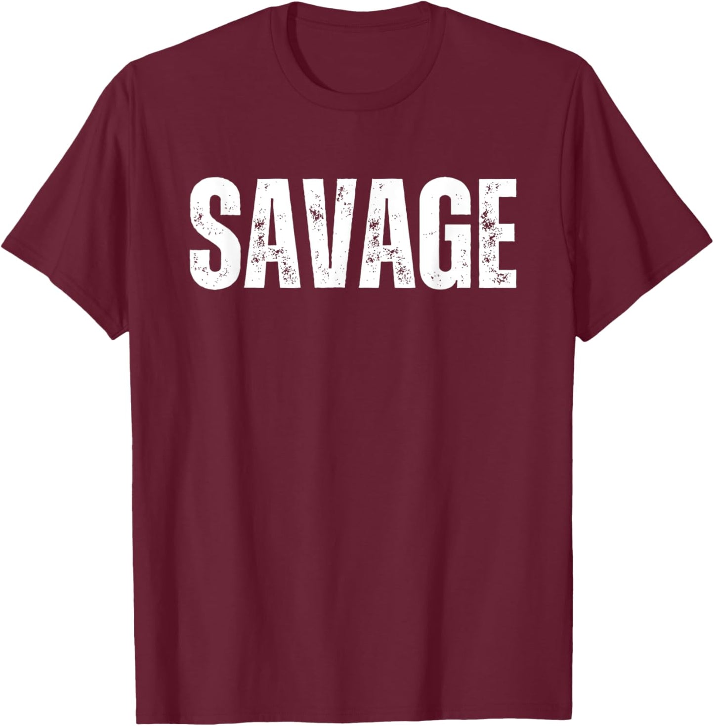 Savage Shirt. Savage Women's Fitness Shirt Gym Workout T-Shirt - T-Shirt | Maroon