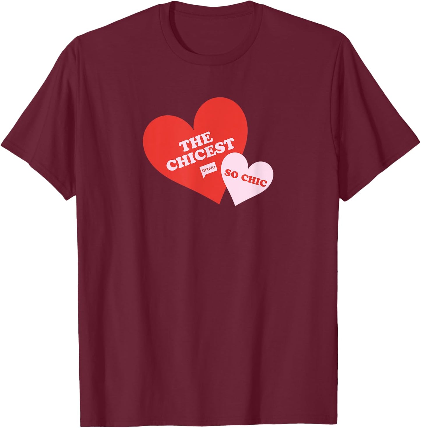 Bravo The Chicest, So Chic T-Shirt - T-Shirt | Maroon