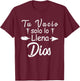 Camiseta cristiana Para Mujer Y Mujer en espanol Cristiano T-Shirt - T-Shirt | Maroon