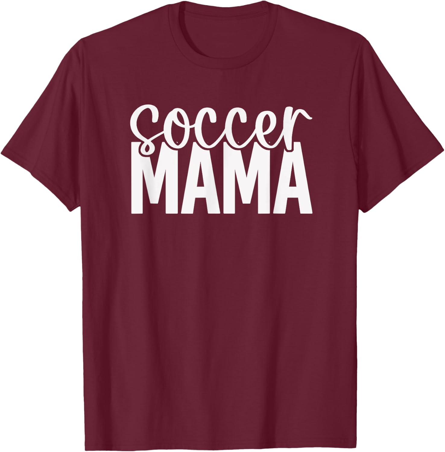 Soccer Mama - Royal Blue T-Shirt - T-Shirt | Maroon
