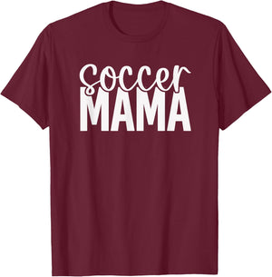 Soccer Mama - Royal Blue T-Shirt - T-Shirt | Maroon