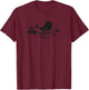 Bird on the Branch - Birder Birdwatching Ornithologist T-Shirt - T-Shirt | Maroon