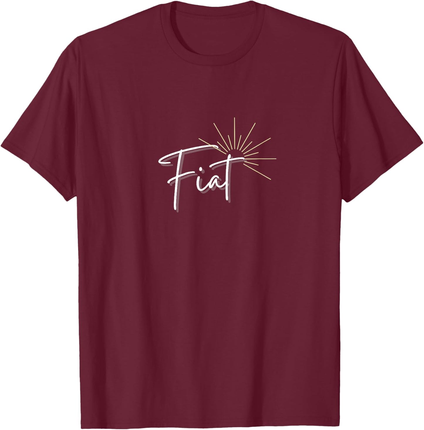 Mary’s Fiat T-Shirt - T-Shirt | Maroon