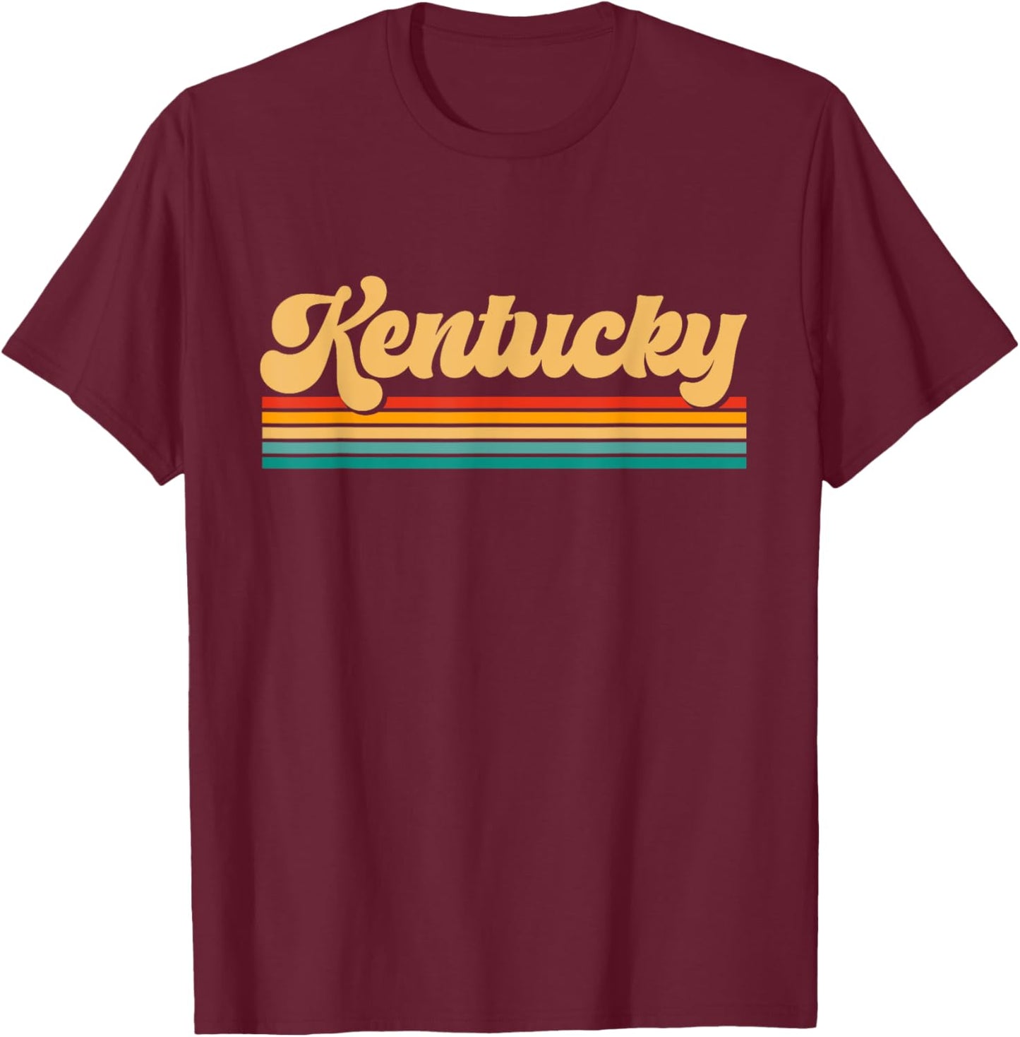 BASBO -Kids Black Kentucky State T-Shirt - T-Shirt | Maroon