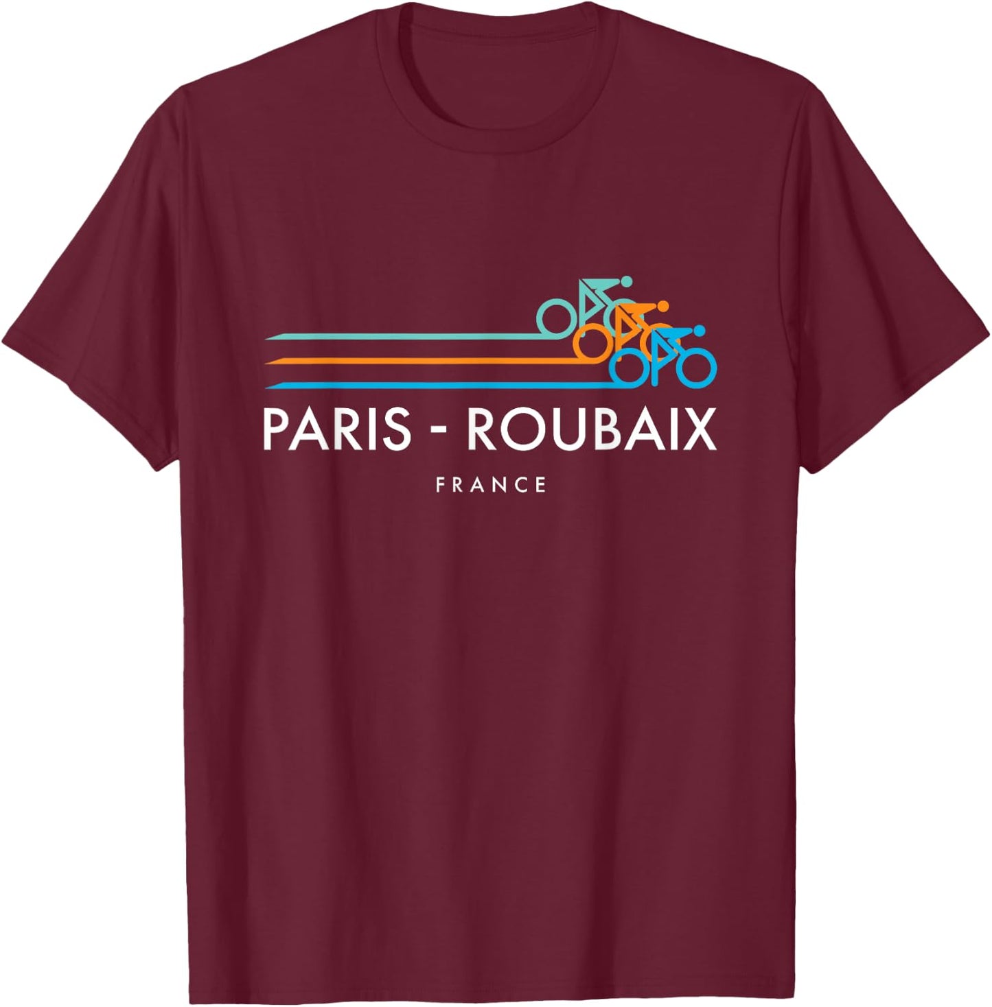 Paris Roubaix T-Shirt - T-Shirt | Maroon