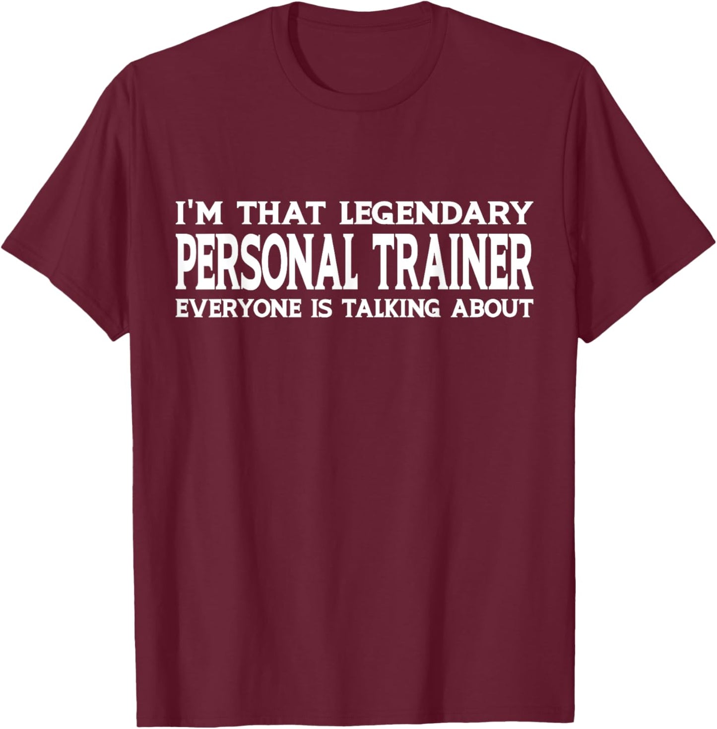 Personal Trainer Job Title Employee Funny Personal Trainer T-Shirt - T-Shirt | Maroon
