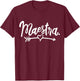 Maestra Spanish Teacher Meastra Women Girls Kids T-Shirt - T-Shirt | Maroon
