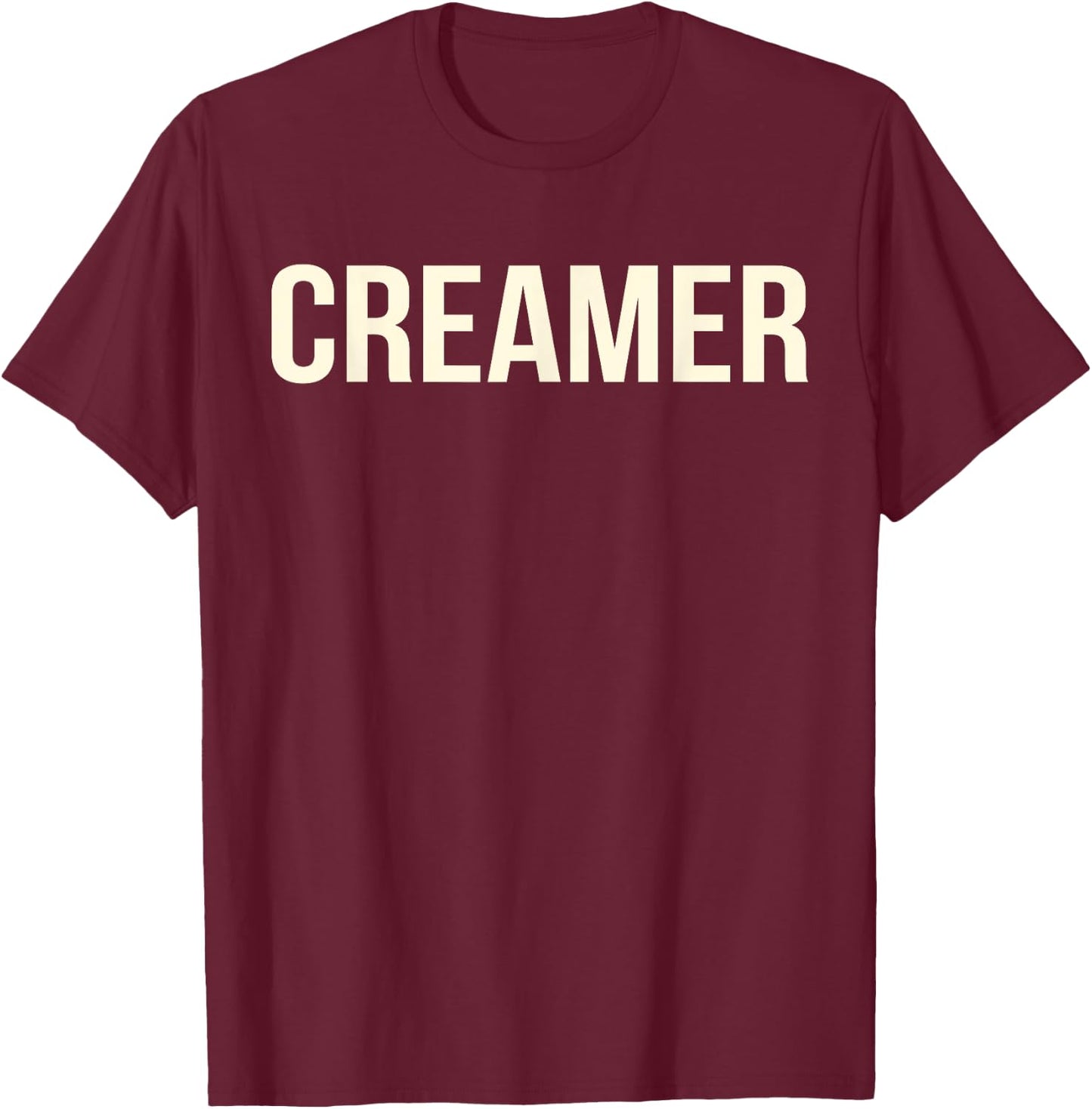 Creamer Coffee Lovers Matching Group Costumes T-Shirt - T-Shirt | Maroon