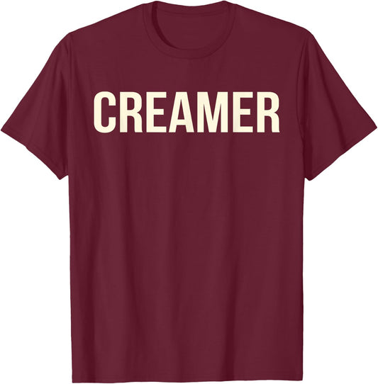 Creamer Coffee Lovers Matching Group Costumes T-Shirt - T-Shirt | Maroon