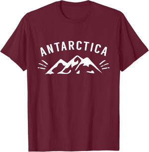 Antarctica Lover Continent Expedition Travel T-Shirt - T-Shirt | Maroon