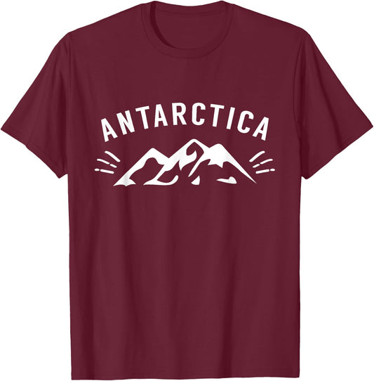 Antarctica Lover Continent Expedition Travel T-Shirt - T-Shirt | Maroon