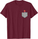 Funny Rosella Bird In Your Pocket T-Shirt - T-Shirt | Maroon