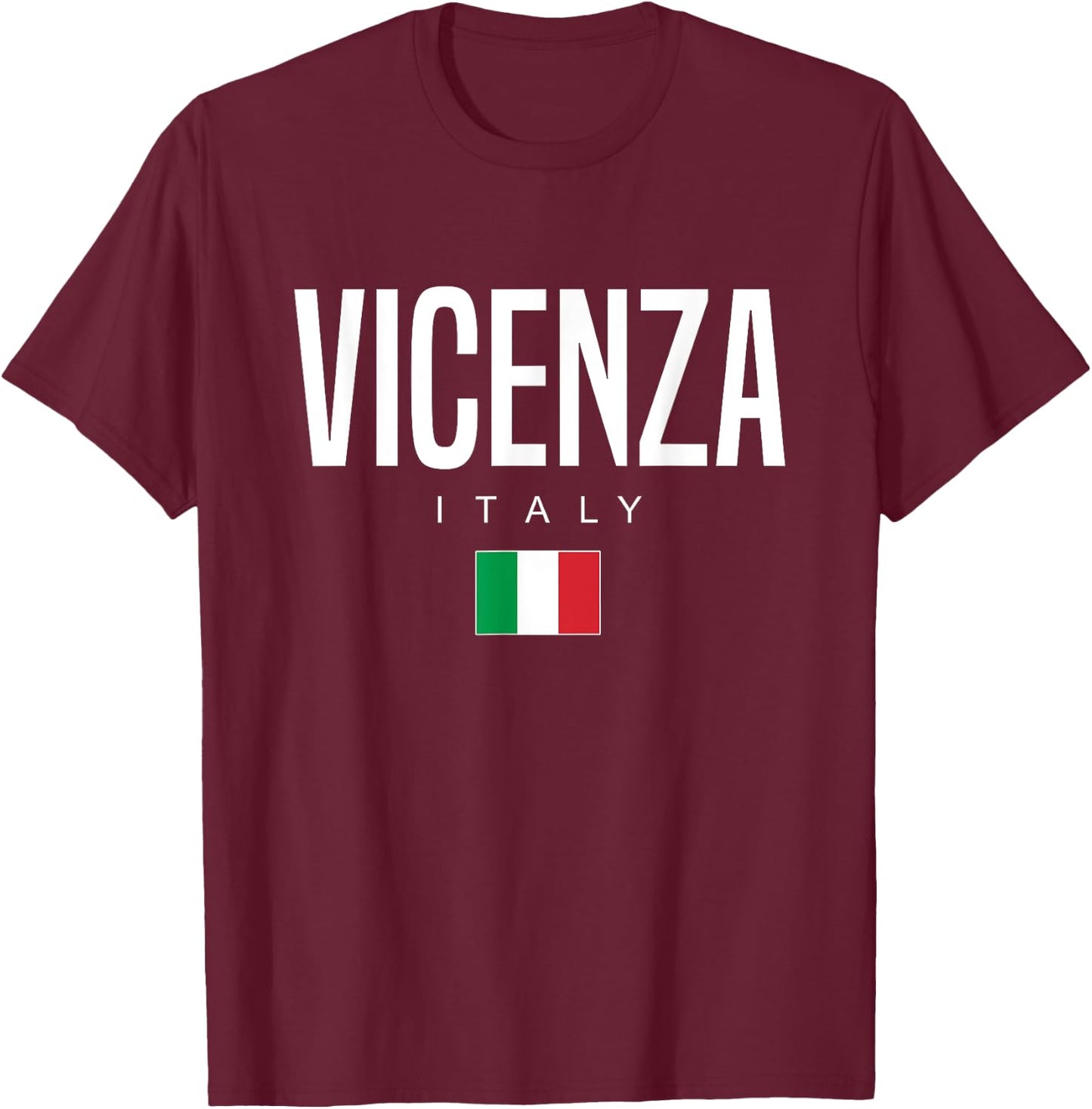 Vicenza Italy T-Shirt - T-Shirt | Maroon