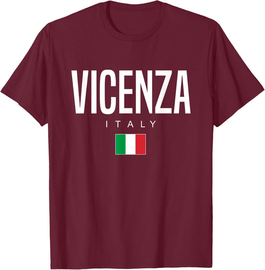 Vicenza Italy T-Shirt - T-Shirt | Maroon
