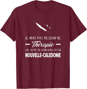 Souvenir New Caledonia Gift Humour New Caledonia T-Shirt - T-Shirt | Maroon