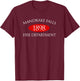Mandrake Falls Fire Department T-Shirt - T-Shirt | Maroon