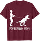 Pomeranian Mom Dog Dinosaur Mothers Day Pomeranian Mama T-Shirt - T-Shirt | Maroon