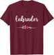 Labrador Dog Mom Gift Lab Labrador Lovers T-Shirt - T-Shirt | Maroon