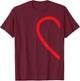 Half Heart Left Hand Side Love Couple Camisa Pareja Ropa T-Shirt - T-Shirt | Maroon
