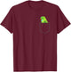 Cute Parrot Shirt Pocket Boys Girls Funny Animal Toddler T-Shirt - T-Shirt | Maroon