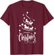 Scottish Terrier Dog Owners Gifts Christmas Tree Dog Lovers T-Shirt - T-Shirt | Maroon