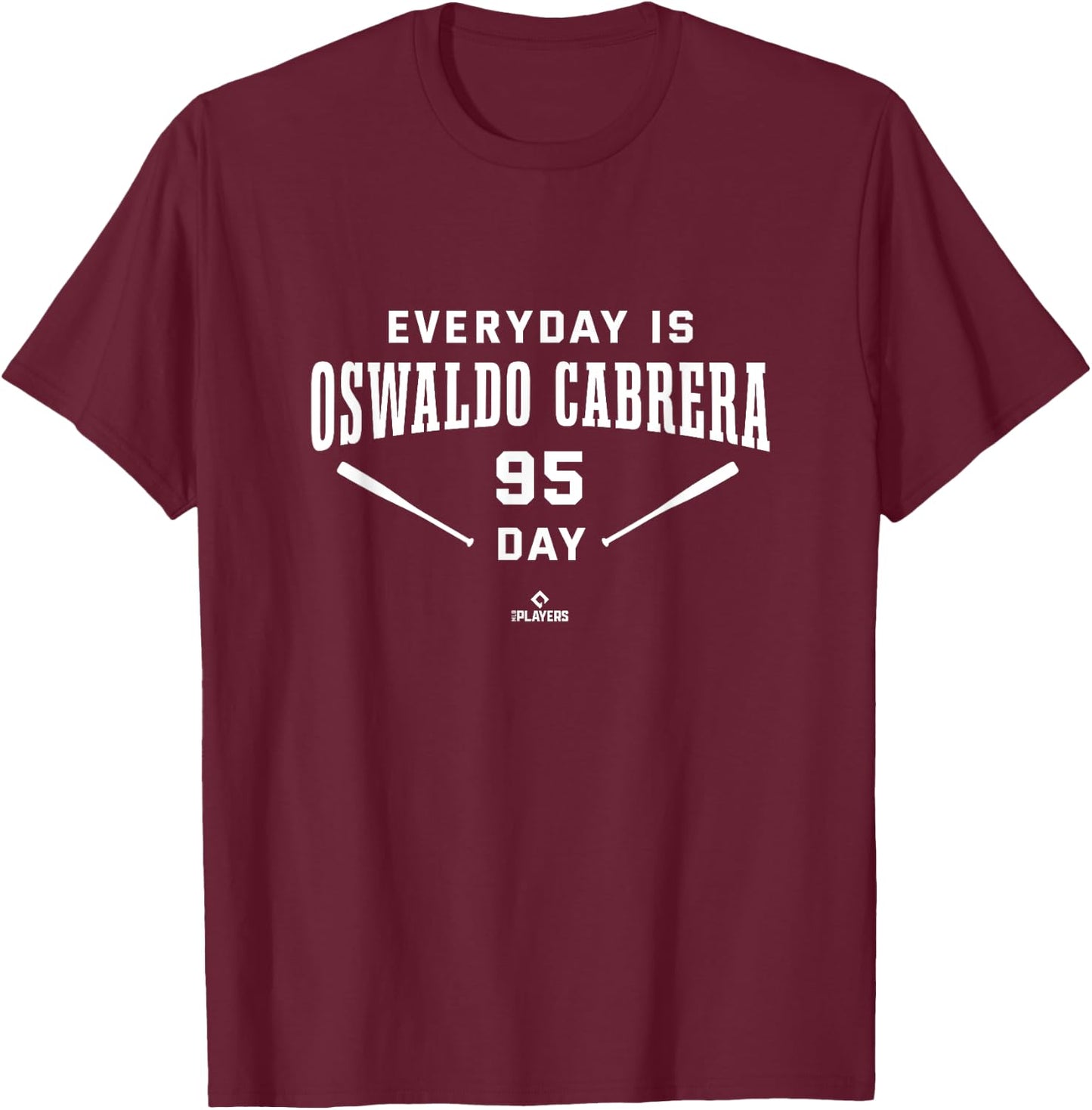 Everyday Is Oswaldo Cabrera Day New York MLBPA T-Shirt - T-Shirt | Maroon