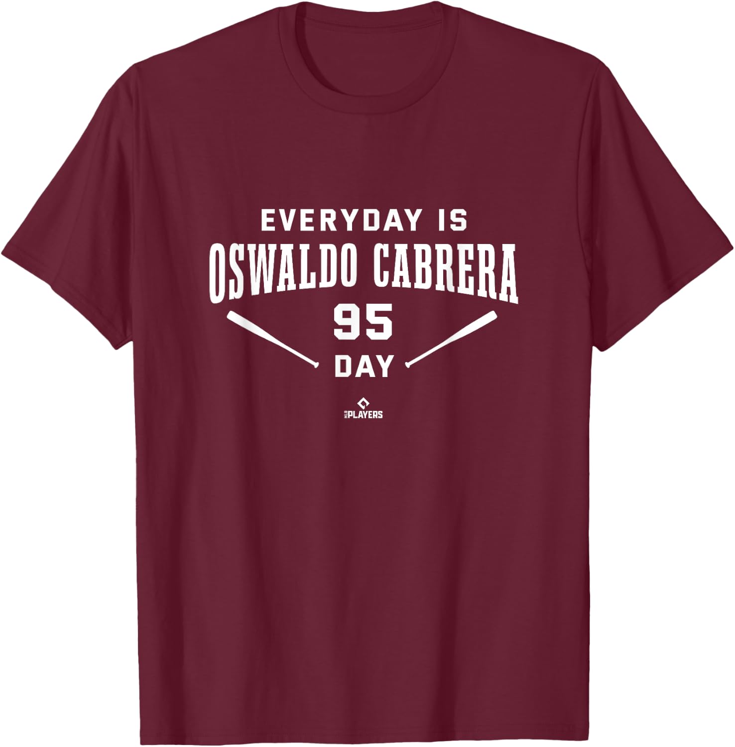 Everyday Is Oswaldo Cabrera Day New York MLBPA T-Shirt - T-Shirt | Maroon