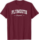 Plymouth Sport Souvenir Fan Item Design T-Shirt - T-Shirt | Maroon