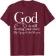 God is Still Writing Your Story T-Shirt - T-Shirt | Maroon
