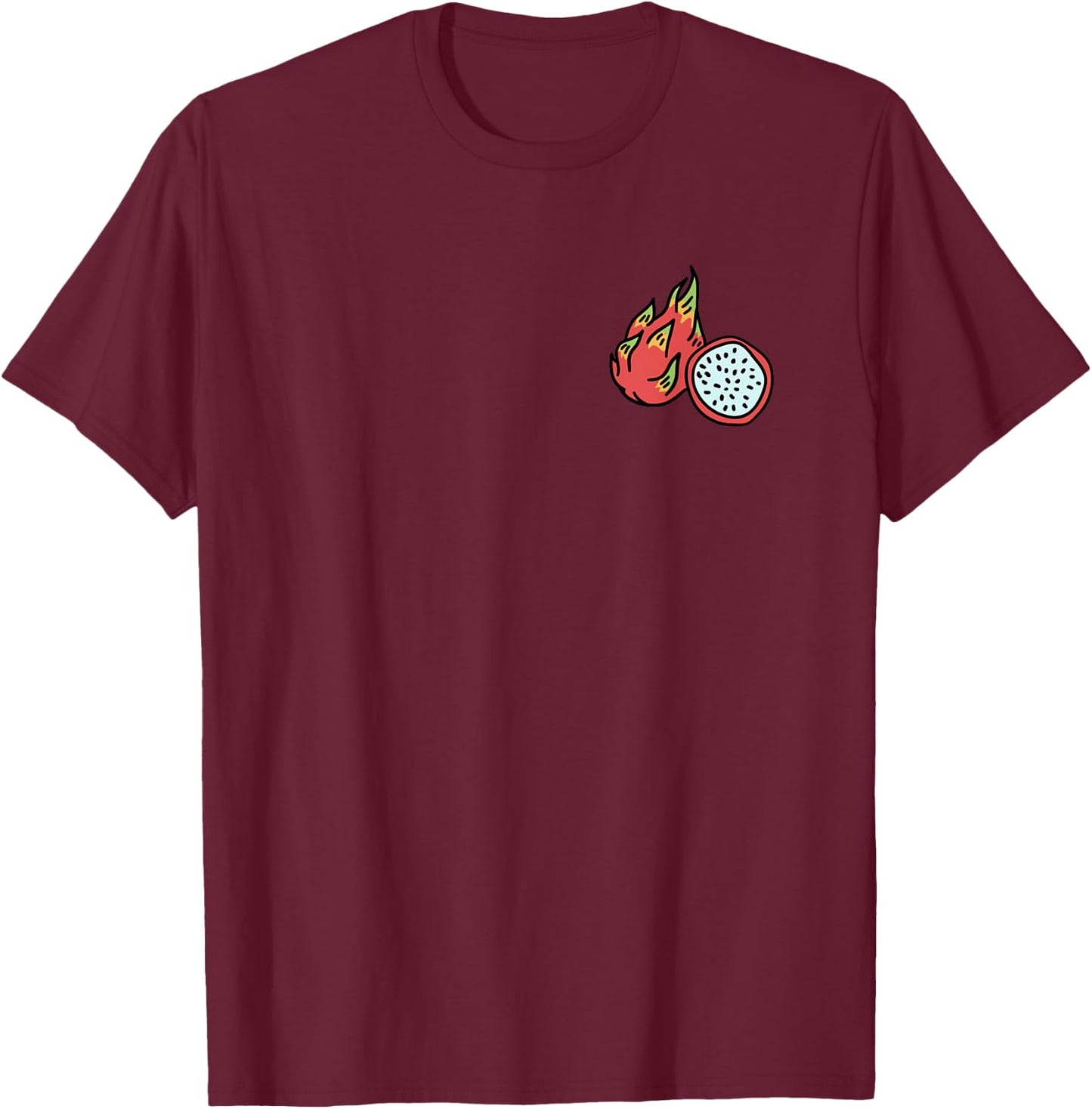 Dragon Fruit Pitahaya Pitaya Dragon Fruit T-Shirt - T-Shirt | Maroon