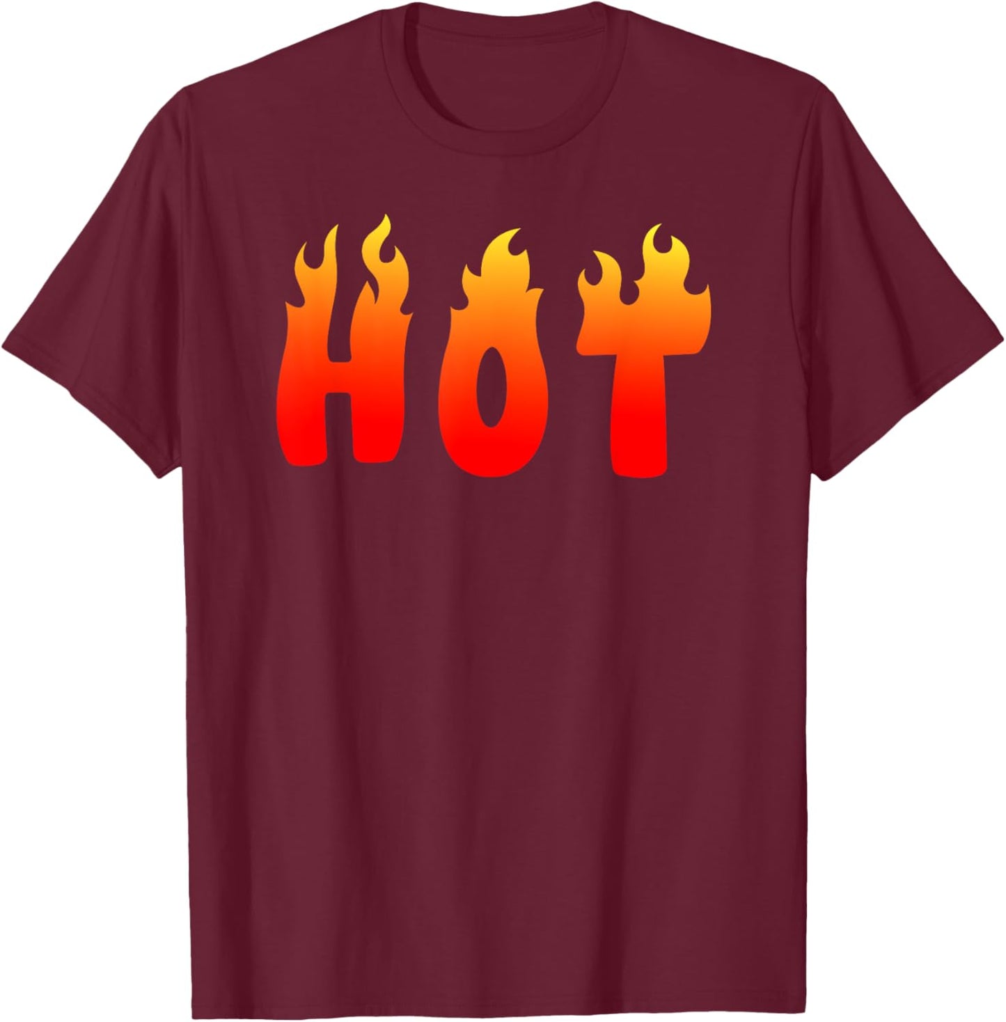 Funny Hot and Cold Costume Halloween Family Matching T-Shirt - T-Shirt | Maroon