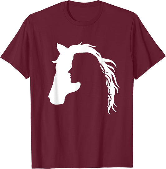 Horseback Riding - Horse Trainer Horseman Equestrian Lover T-Shirt - T-Shirt | Maroon