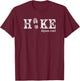Hike the Dipsea Trail - Mount Tamalpais State Park T-Shirt - T-Shirt | Maroon