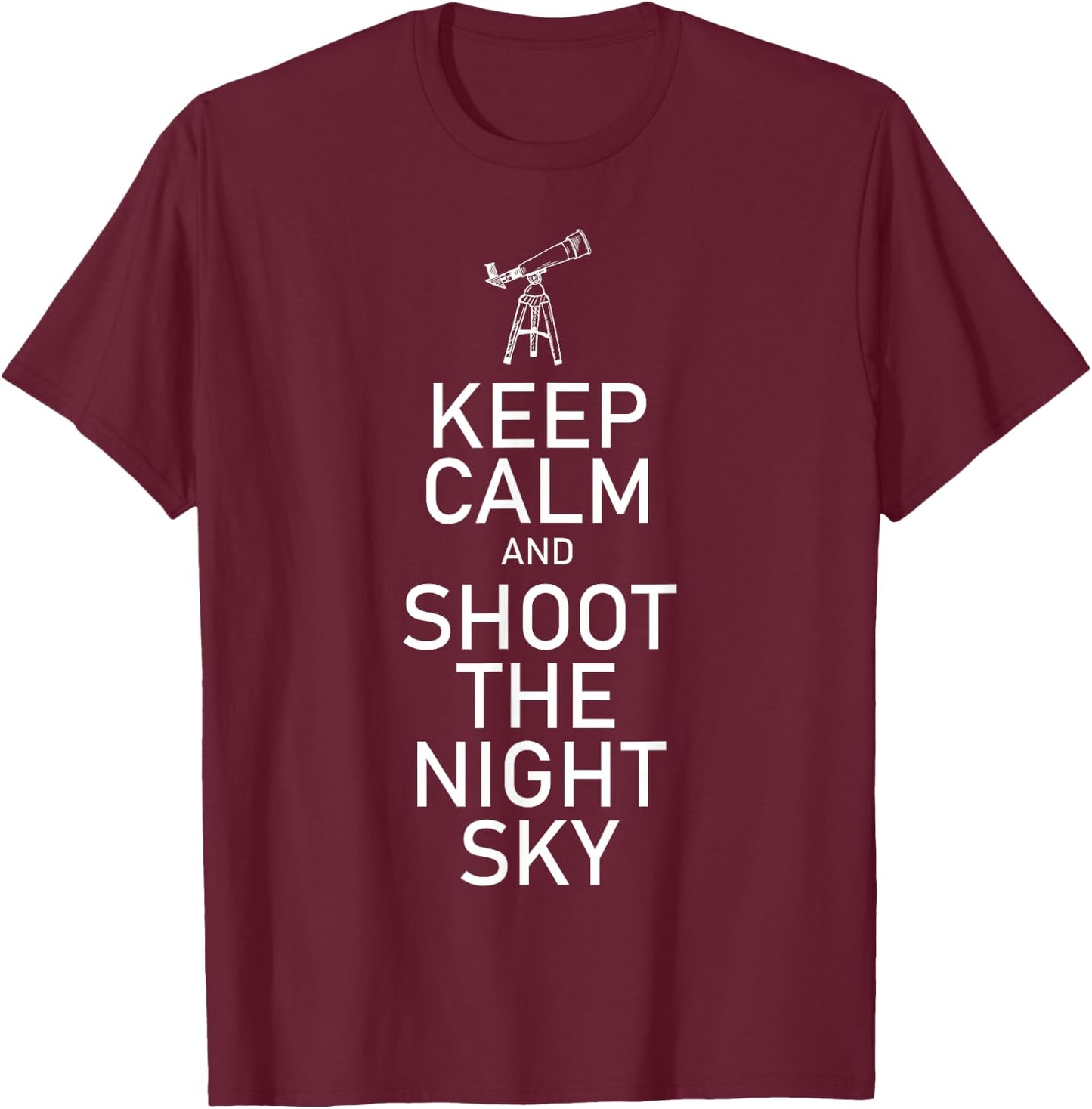 Astronomical Imaging Astro Photography Astrophotography T-Shirt - T-Shirt | Maroon