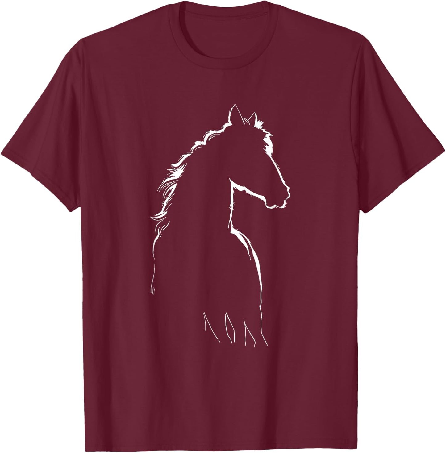 Riding horses Horse owners T-Shirt - T-Shirt | Maroon