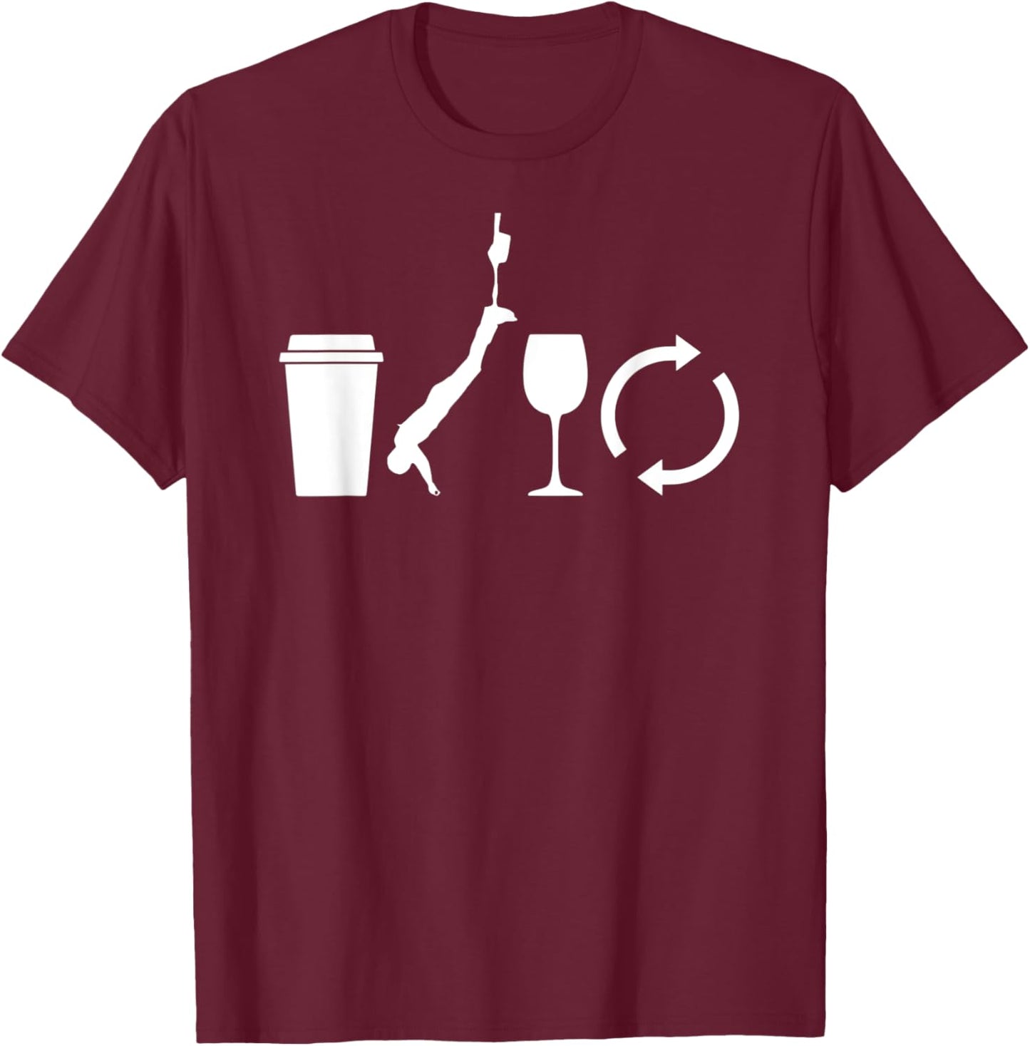 Funny Bungee Fitness Workout Instructor Gym Class T-Shirt - T-Shirt | Maroon
