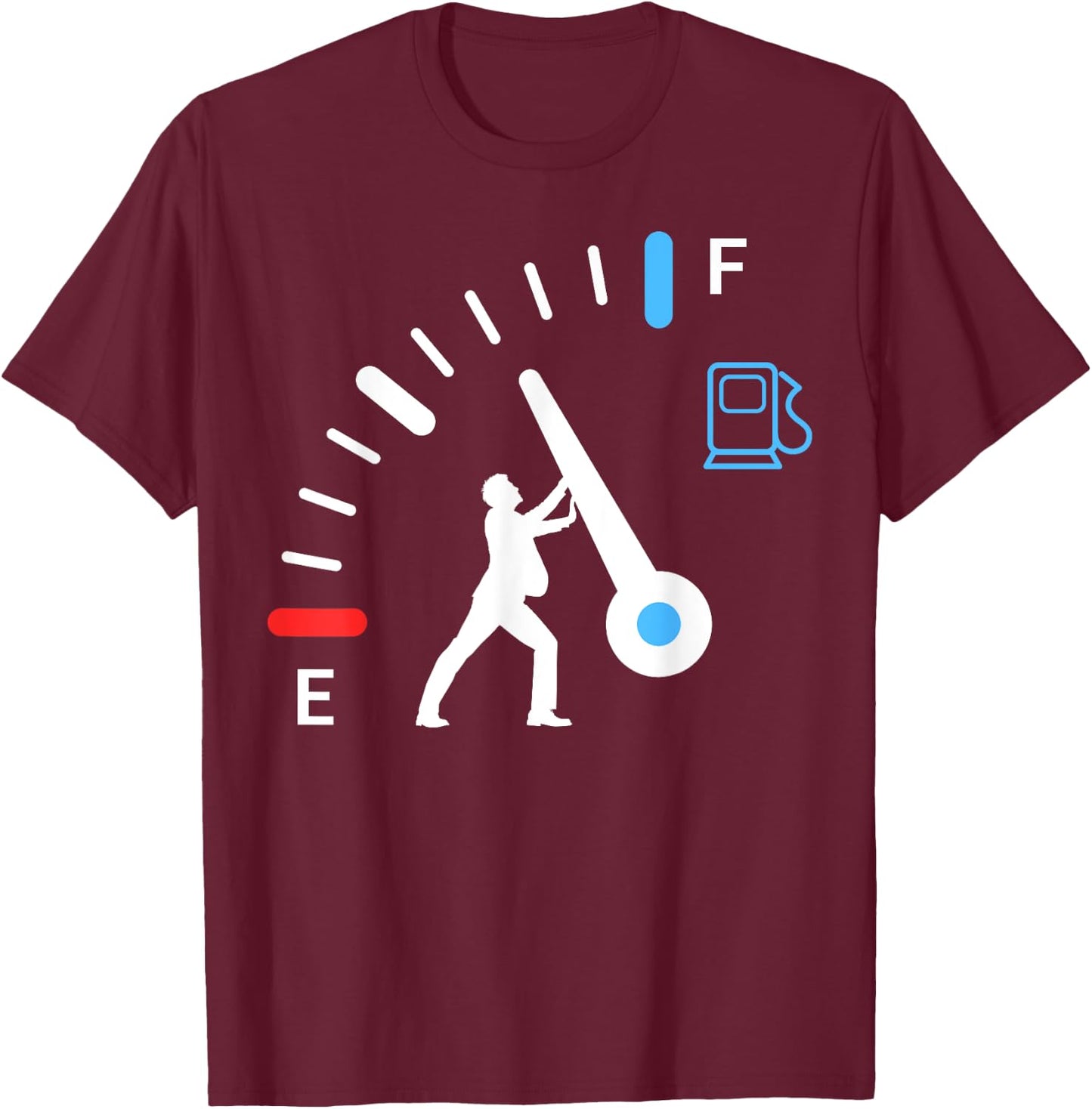 Gas Station Attendant Gas Pump Gasoline Fuel T-Shirt - T-Shirt | Maroon