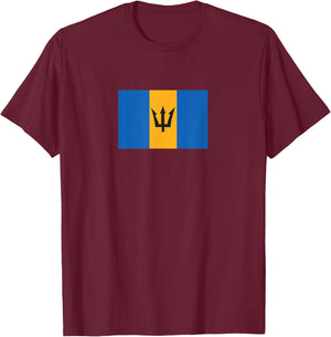 Barbados, West Indies T-Shirt - T-Shirt | Maroon