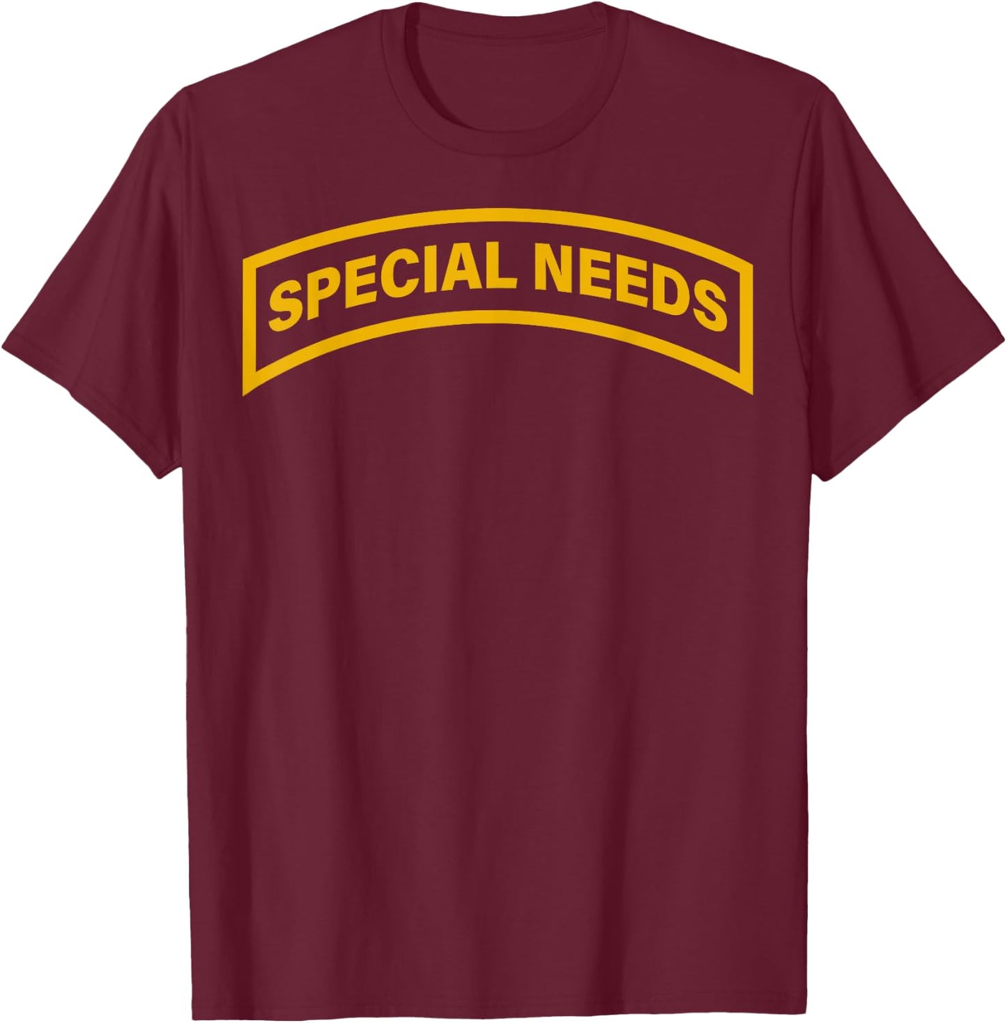 Special Needs Tab T-Shirt - T-Shirt | Maroon