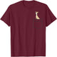 Whippet Dog In Pocket Funny Whippet T-Shirt - T-Shirt | Maroon