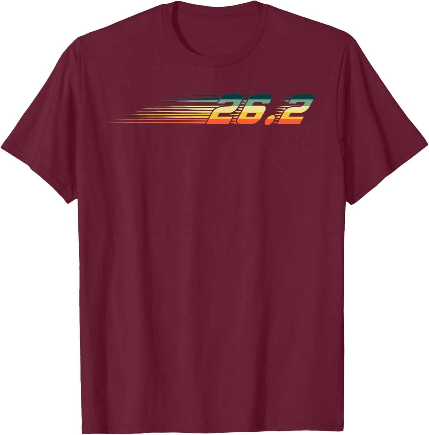 Cool Marathon Art Women Marathoner Running Finisher T-Shirt - T-Shirt | Maroon
