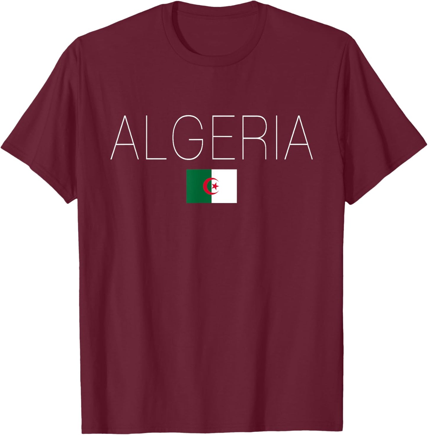Algeria T-Shirt - T-Shirt | Maroon